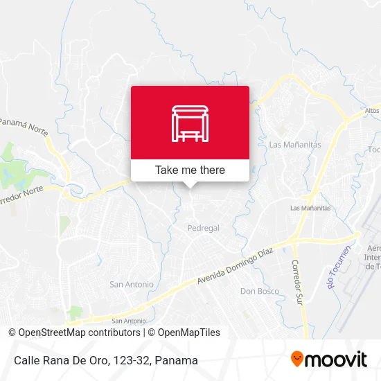 Calle Rana De Oro, 123-32 map