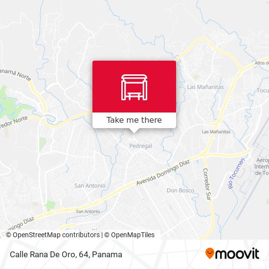 Calle Rana De Oro, 64 map