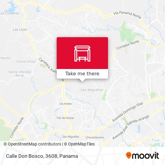 Calle Don Bosco, 3608 map