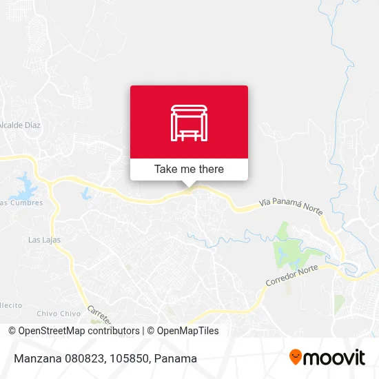 Manzana 080823, 105850 map
