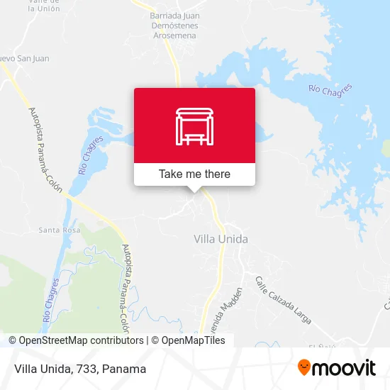 Villa Unida, 733 map