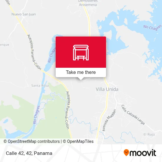 Mapa de Calle 42, 42