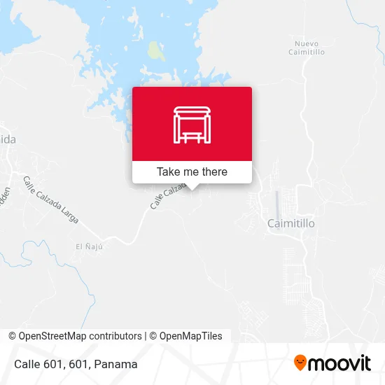 Calle 601, 601 map