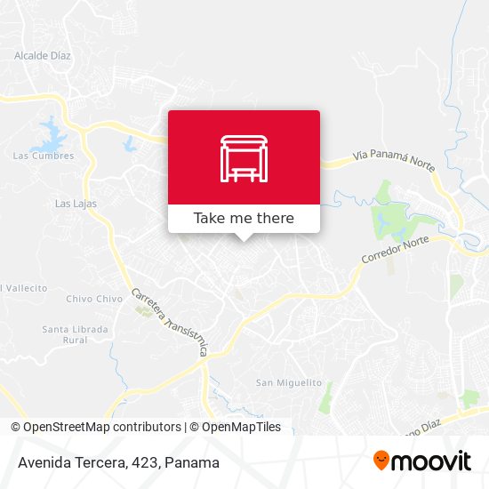 Mapa de Avenida Tercera, 423