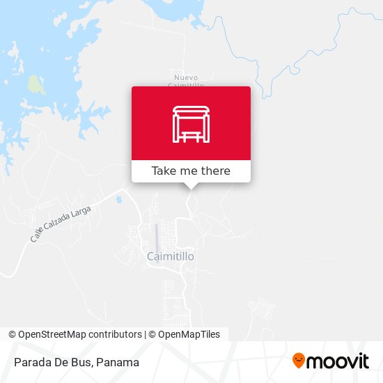 Mapa de Parada De Bus