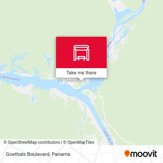 Goethals Boulevard map
