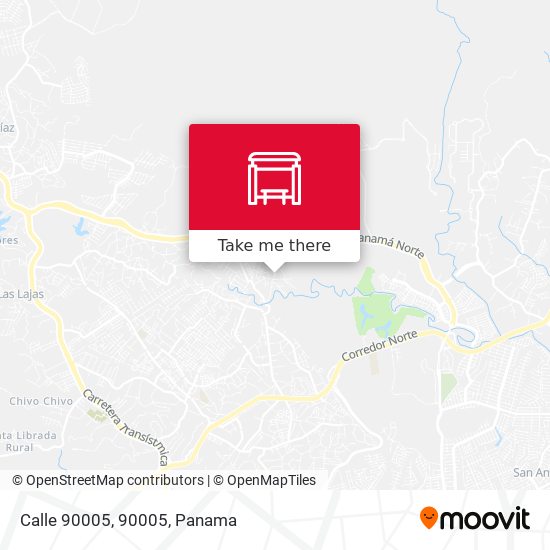 Mapa de Calle 90005, 90005