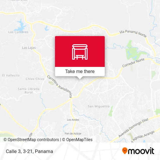 Calle 3, 3-21 map
