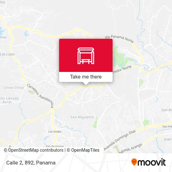 Calle 2, 892 map