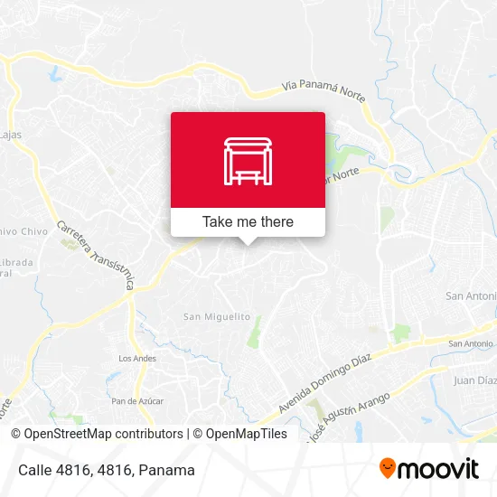 Calle 4816, 4816 map