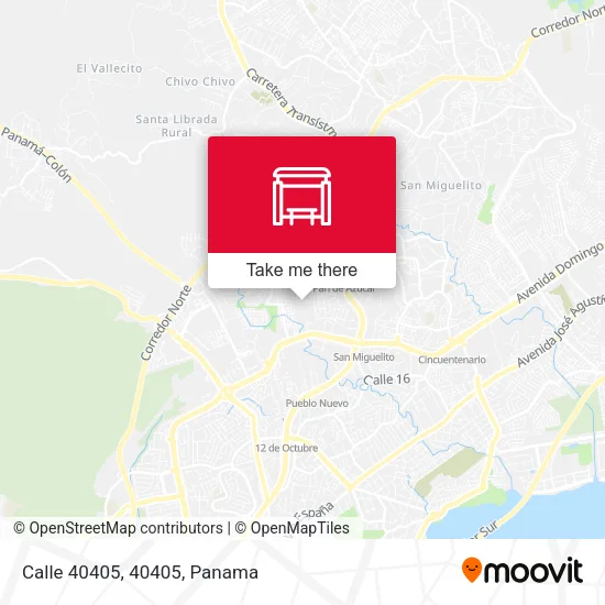 Calle 40405, 40405 map