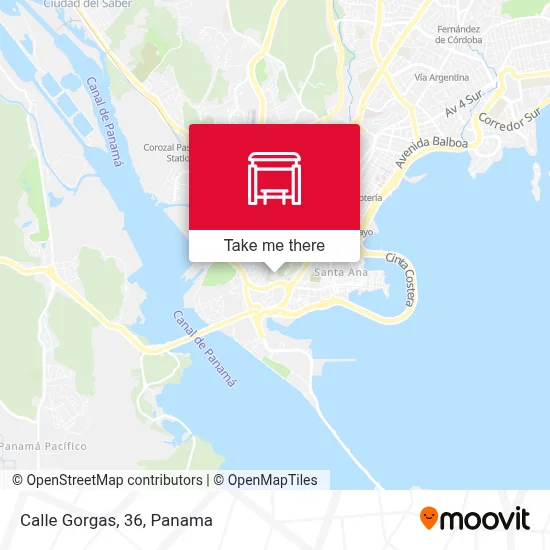 Calle Gorgas, 36 map