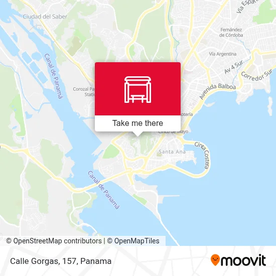 Calle Gorgas, 157 map
