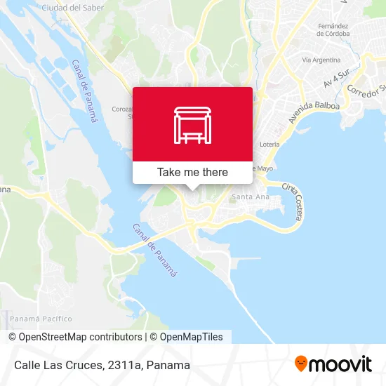 Mapa de Calle Las Cruces, 2311a