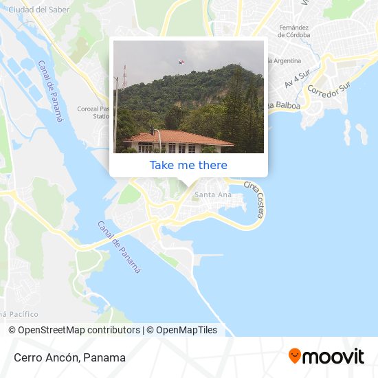 Mapa de Cerro Ancón