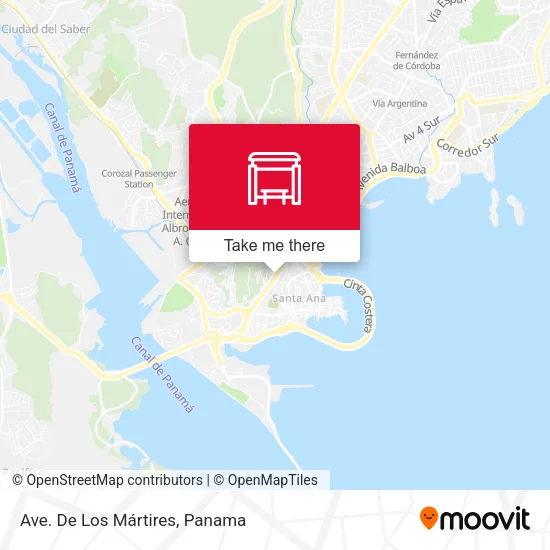 Mapa de Ave. De Los Mártires