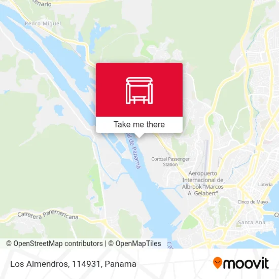 Los Almendros, 114931 map