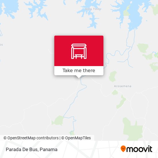 Mapa de Parada De Bus