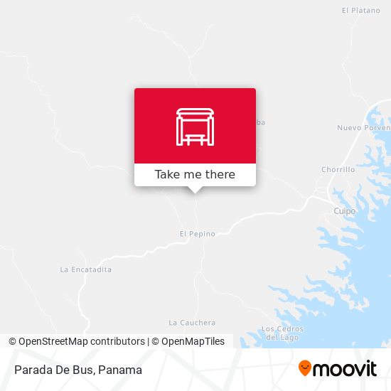 Mapa de Parada De Bus