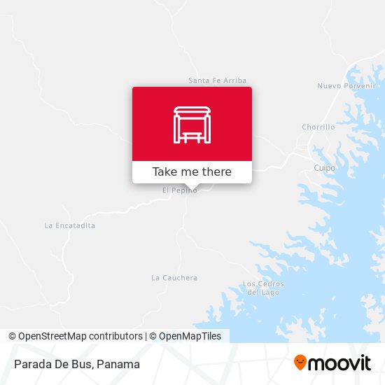 Mapa de Parada De Bus