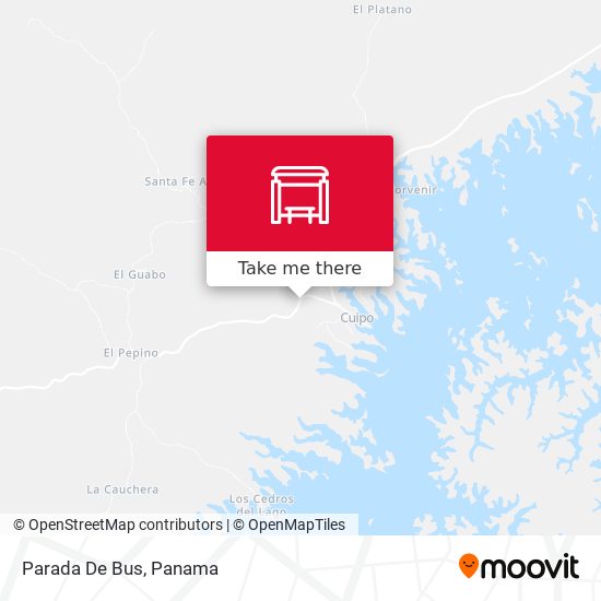 Mapa de Parada De Bus