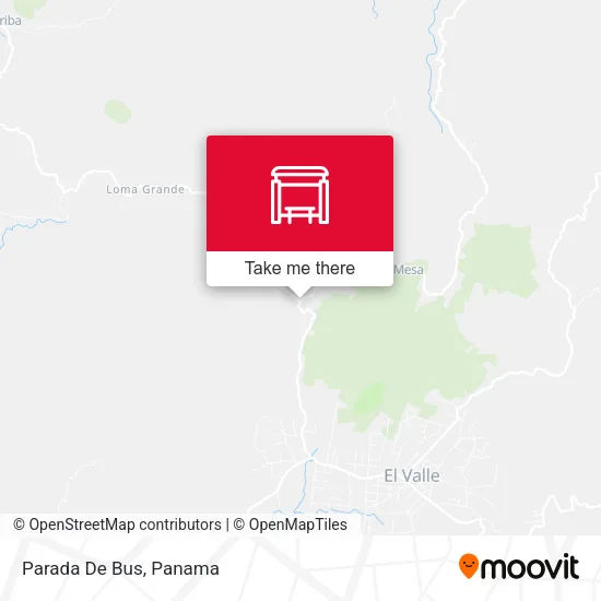 Mapa de Parada De Bus