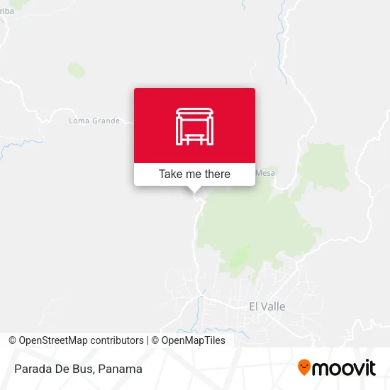 Mapa de Parada De Bus