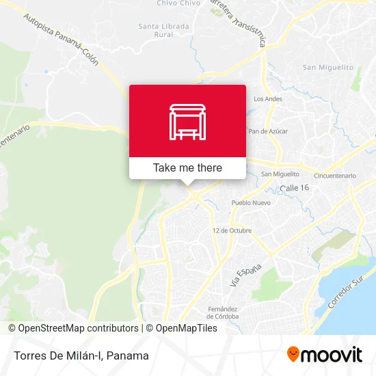 Torres De Milán-I map