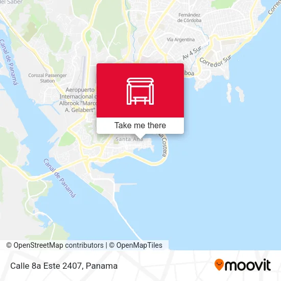 Calle 8a Este 2407 map