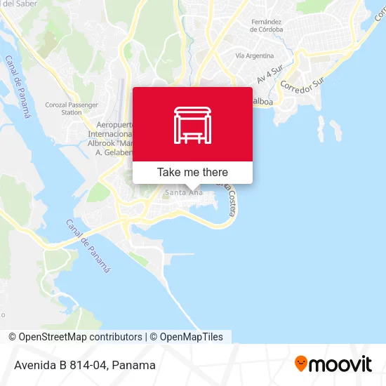 Avenida B 814-04 map