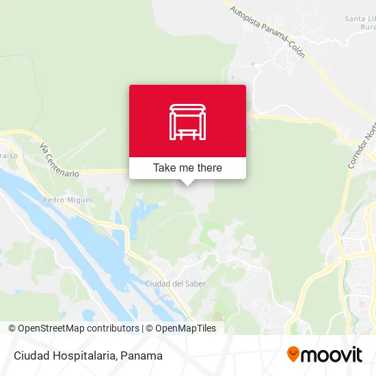 Ciudad Hospitalaria map