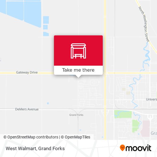 West Walmart map