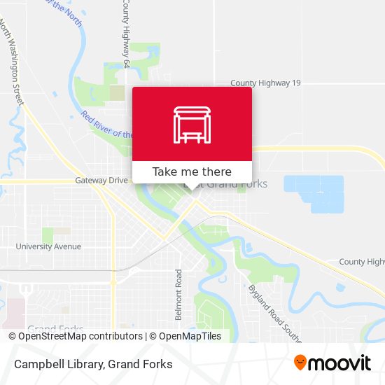 Campbell Library map