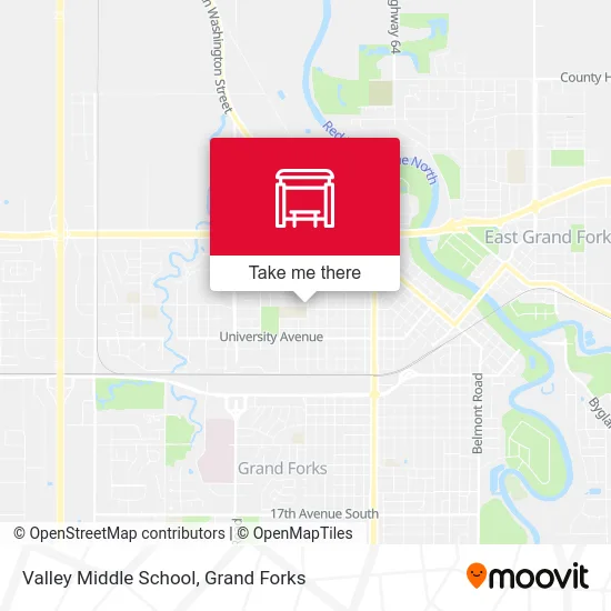 Valley Middle School map