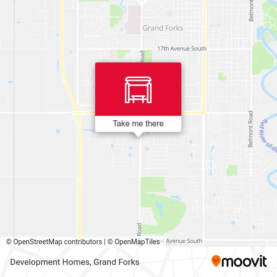 Development Homes map