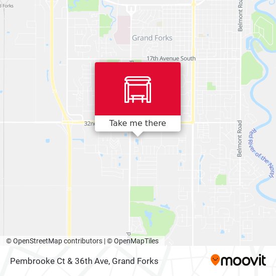 Pembrooke Ct & 36th Ave map