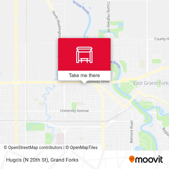 Hugo's (N 20th St) map