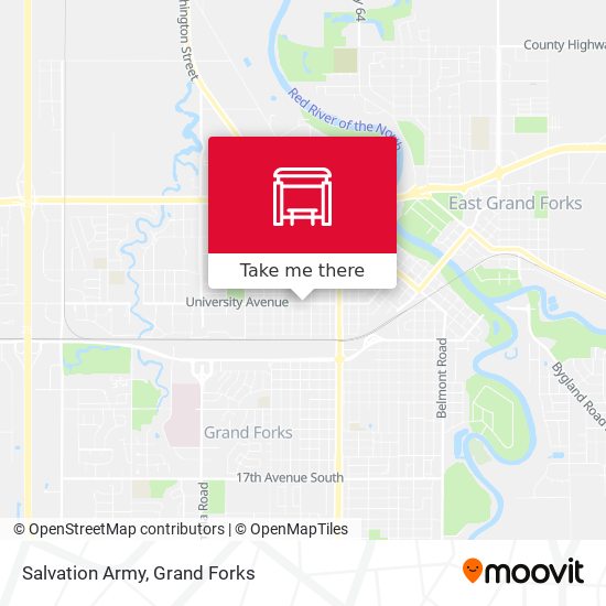 Salvation Army map