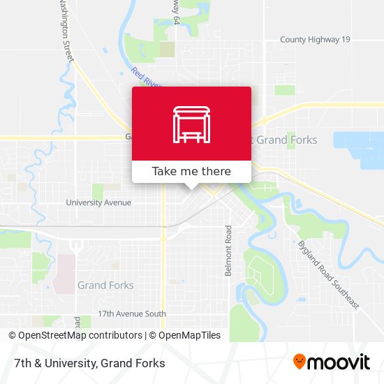 7th & University map