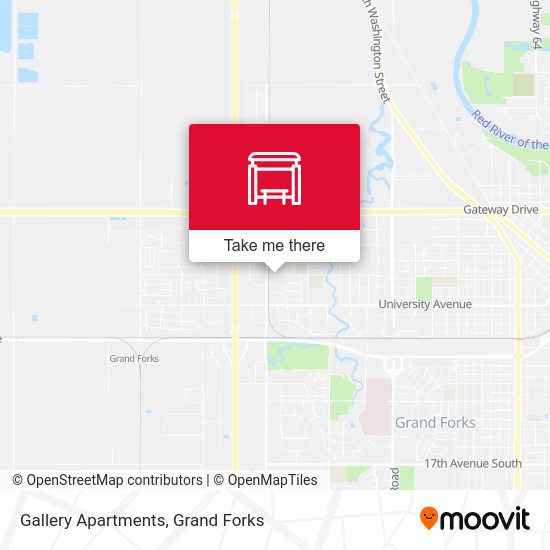 Mapa de Gallery Apartments