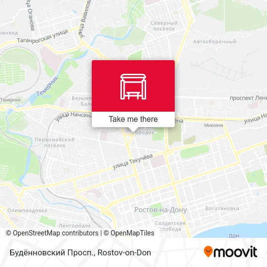 Будённовский Просп. map