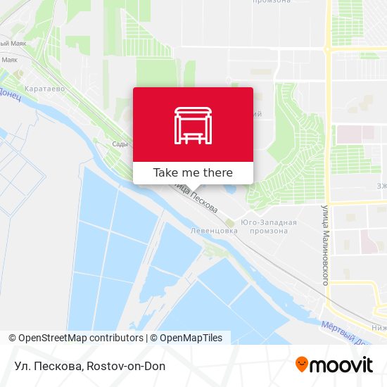 Ул. Пескова map