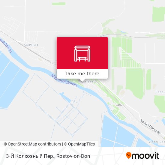 3-Й Колхозный Пер. map