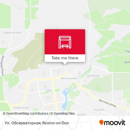 Ул. Обсерваторная map