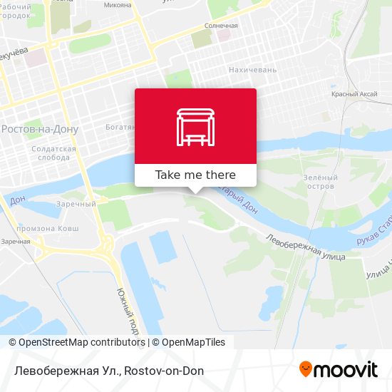 Левобережная Ул. map