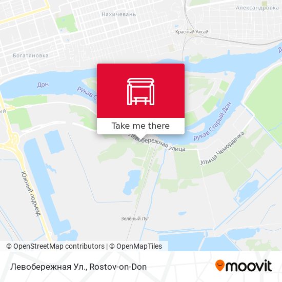 Левобережная Ул. map