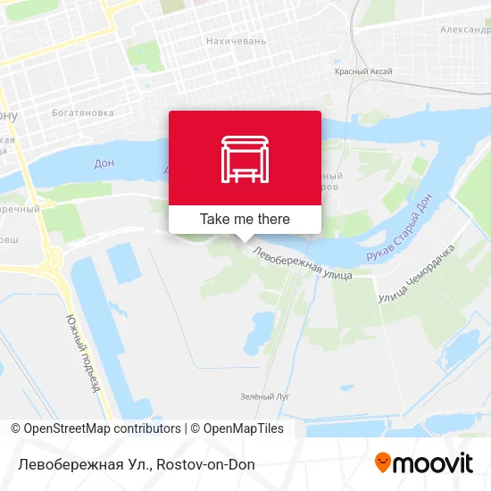 Левобережная Ул. map