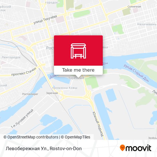 Левобережная Ул. map