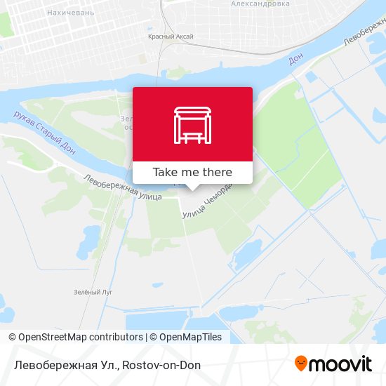 Левобережная Ул. map