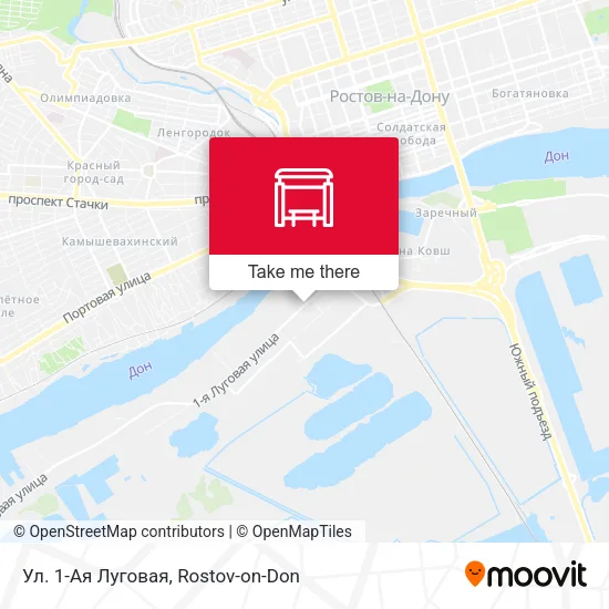 Ул. 1-Ая Луговая map